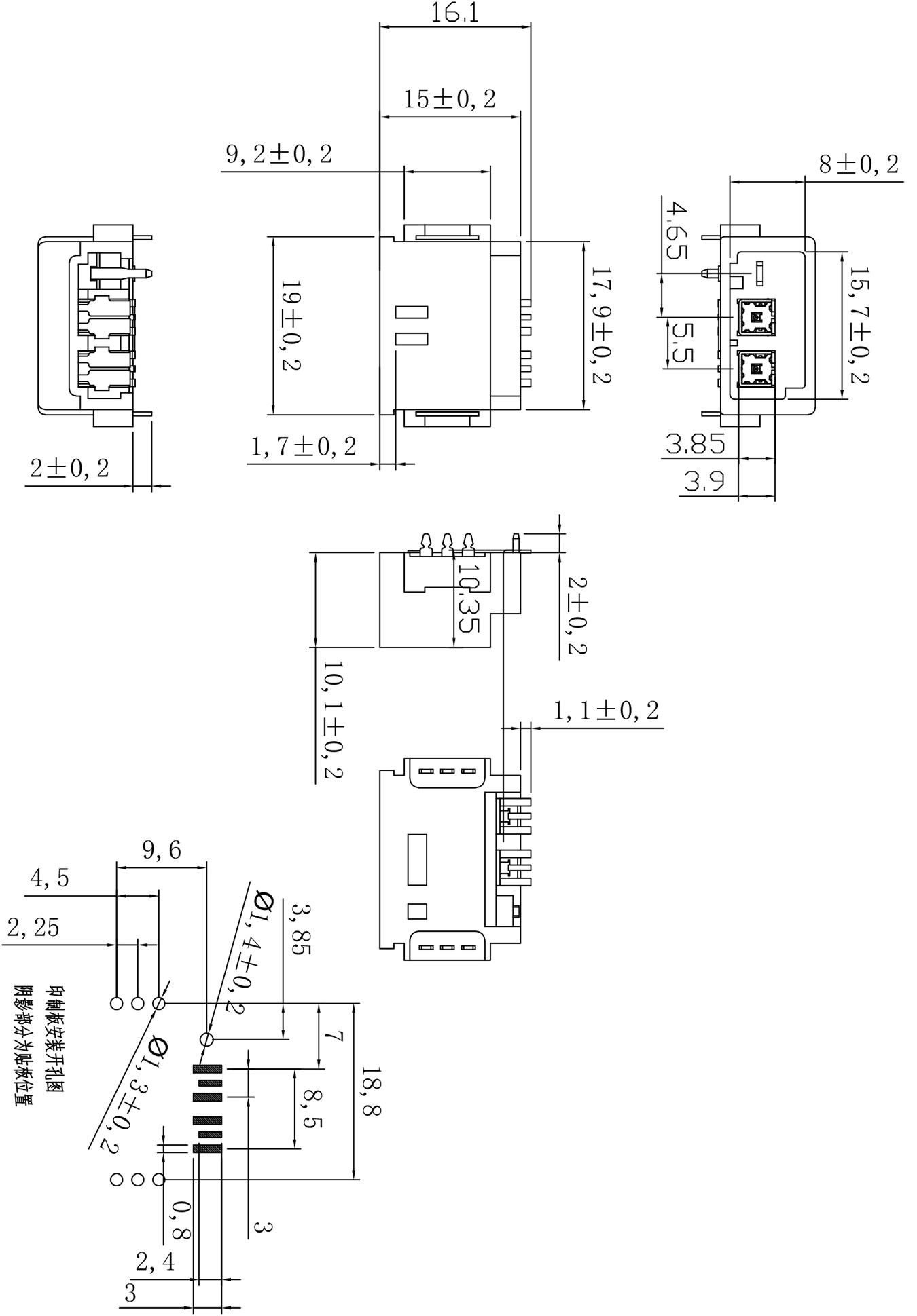 三菱3P黑彎針（貼板式） Model (1).jpg